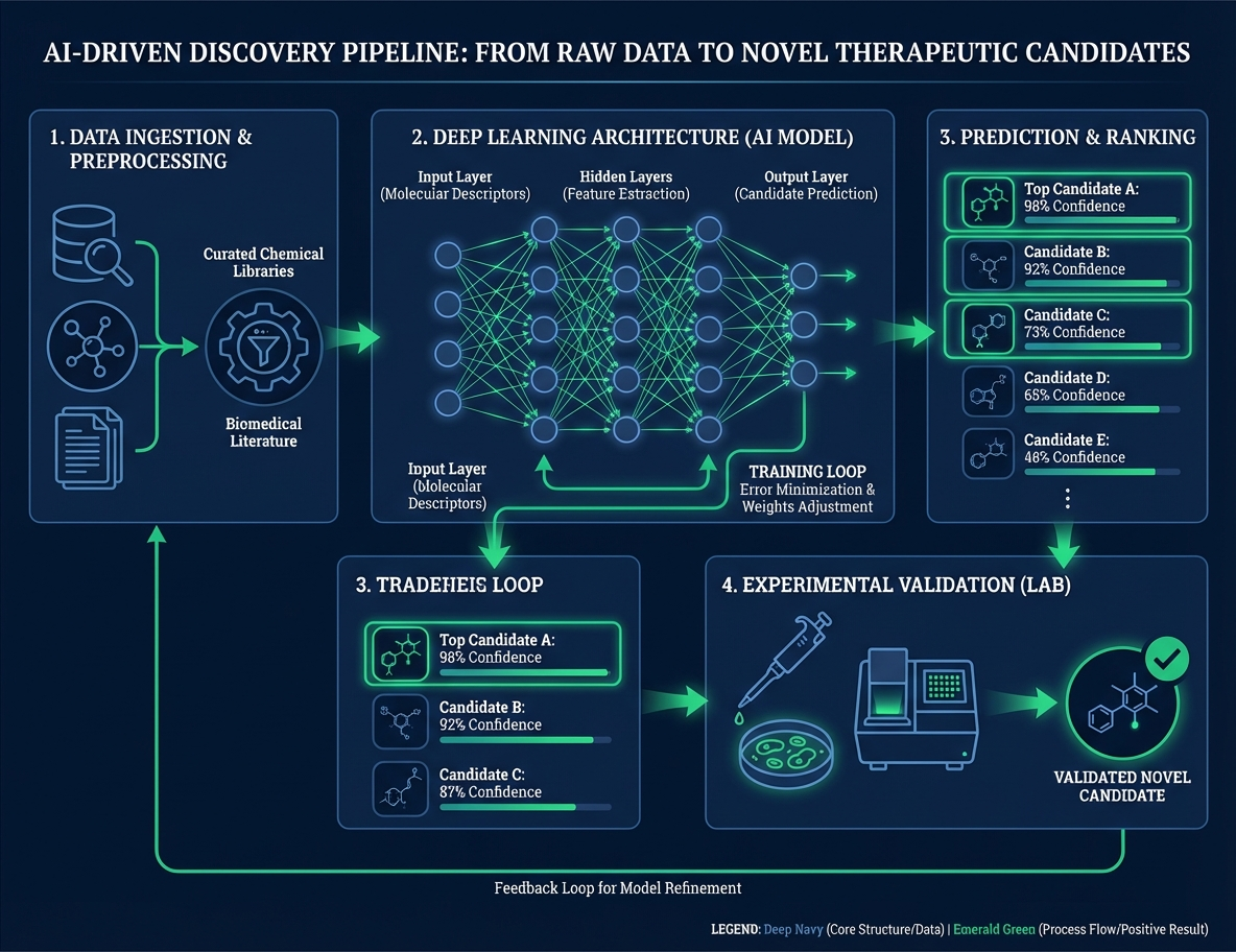 AI driven discovery pipeline